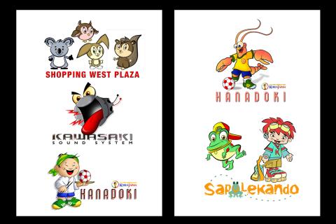 Mascotes de diversas empresas