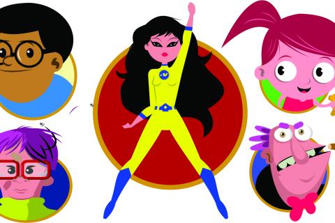 Personagens para série infantil de tv
