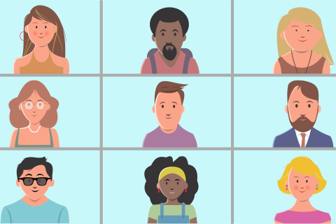 Personagens para comercial de montadora