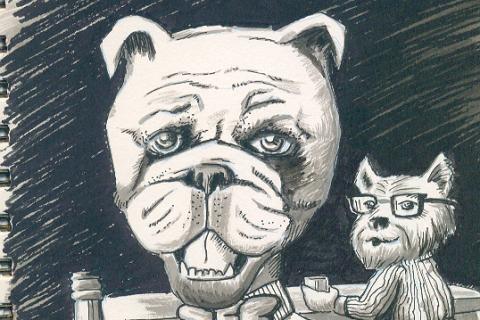 Cachorros em pub