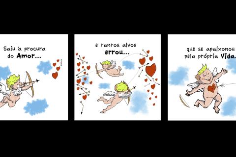 Tirinha sobre amor próprio