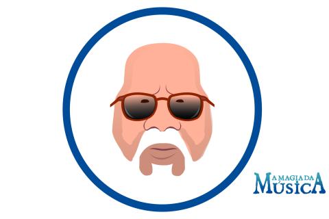Caricatura de Hermeto Paschoal
