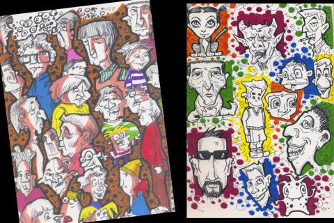 Páginas de sketchbook